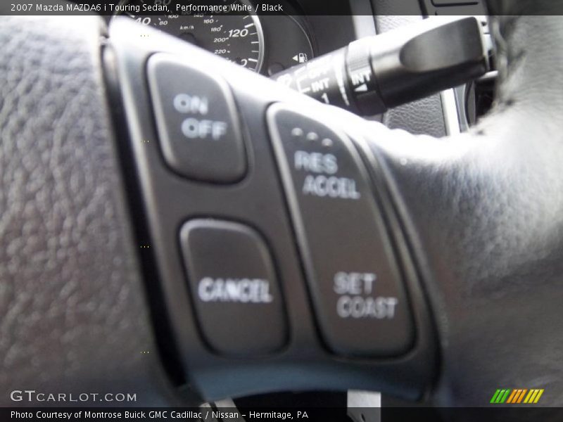 Performance White / Black 2007 Mazda MAZDA6 i Touring Sedan