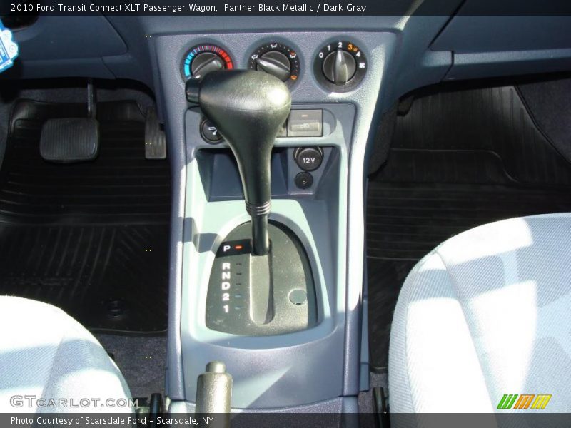 Panther Black Metallic / Dark Gray 2010 Ford Transit Connect XLT Passenger Wagon