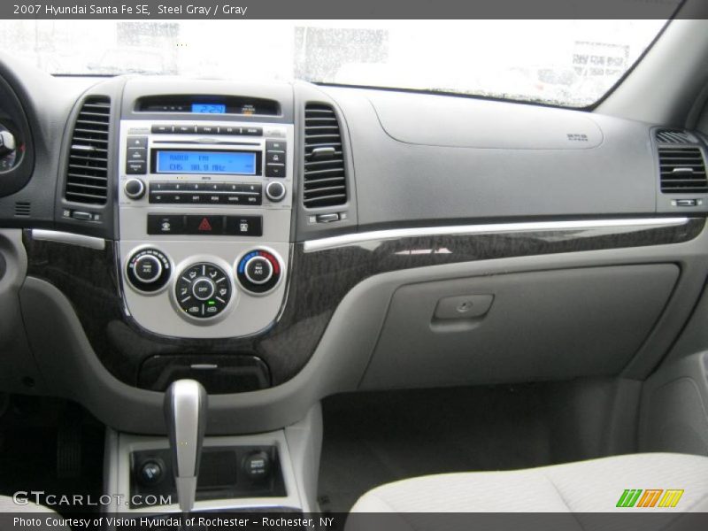 Steel Gray / Gray 2007 Hyundai Santa Fe SE