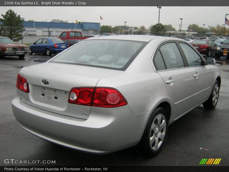 Bright Silver Metallic / Gray 2008 Kia Optima LX