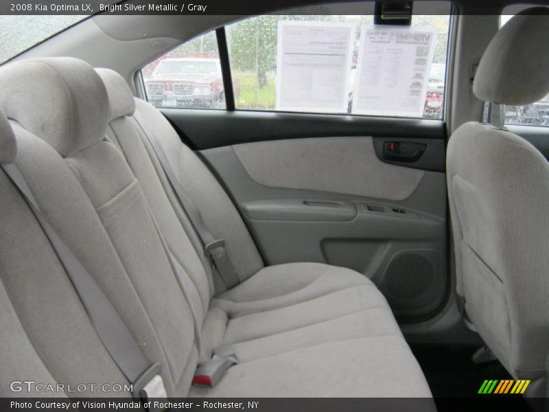Bright Silver Metallic / Gray 2008 Kia Optima LX