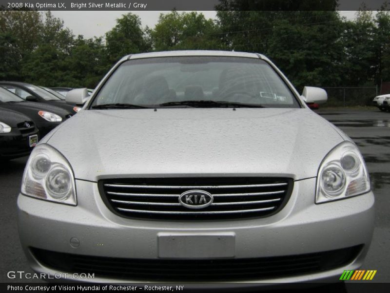 Bright Silver Metallic / Gray 2008 Kia Optima LX