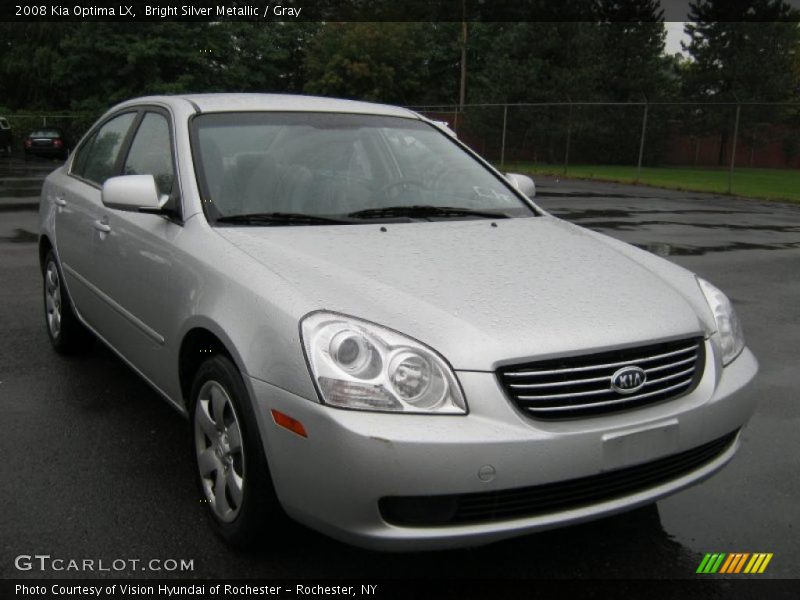 Bright Silver Metallic / Gray 2008 Kia Optima LX