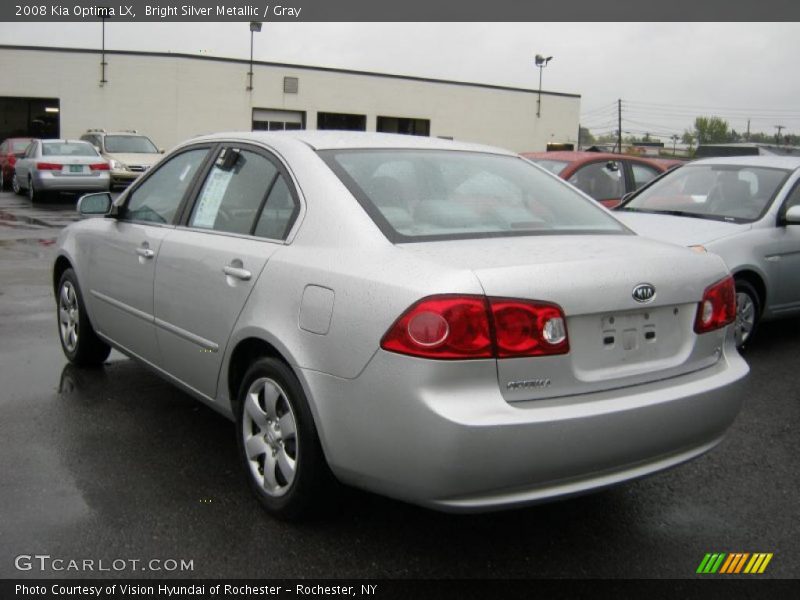 Bright Silver Metallic / Gray 2008 Kia Optima LX
