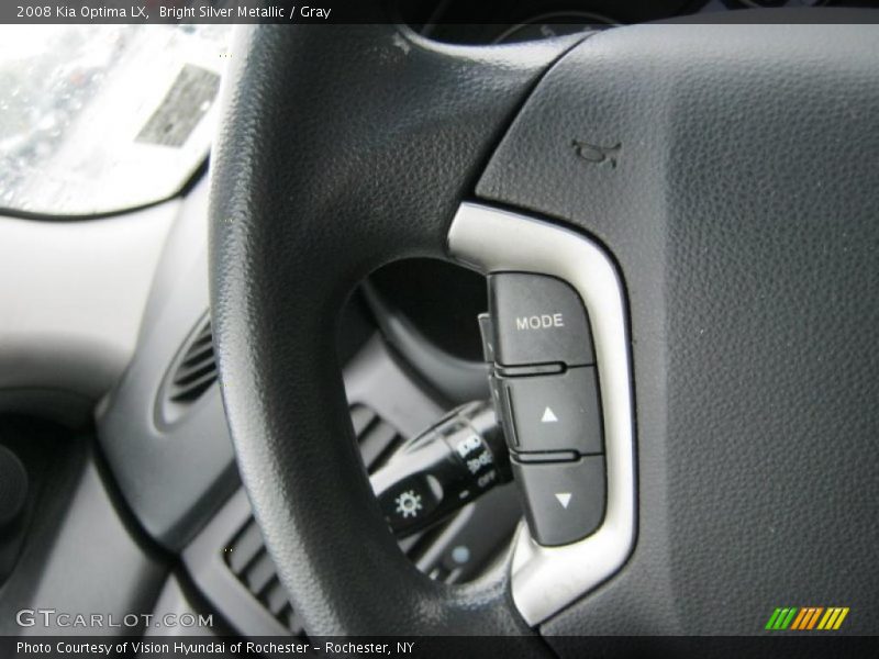 Bright Silver Metallic / Gray 2008 Kia Optima LX