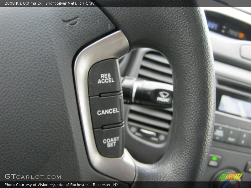 Bright Silver Metallic / Gray 2008 Kia Optima LX