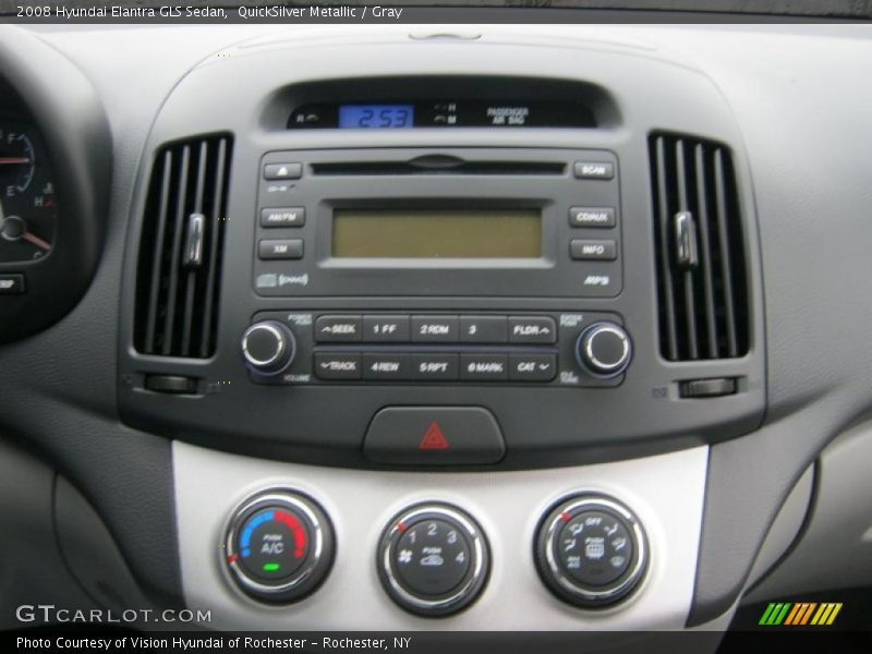 QuickSilver Metallic / Gray 2008 Hyundai Elantra GLS Sedan