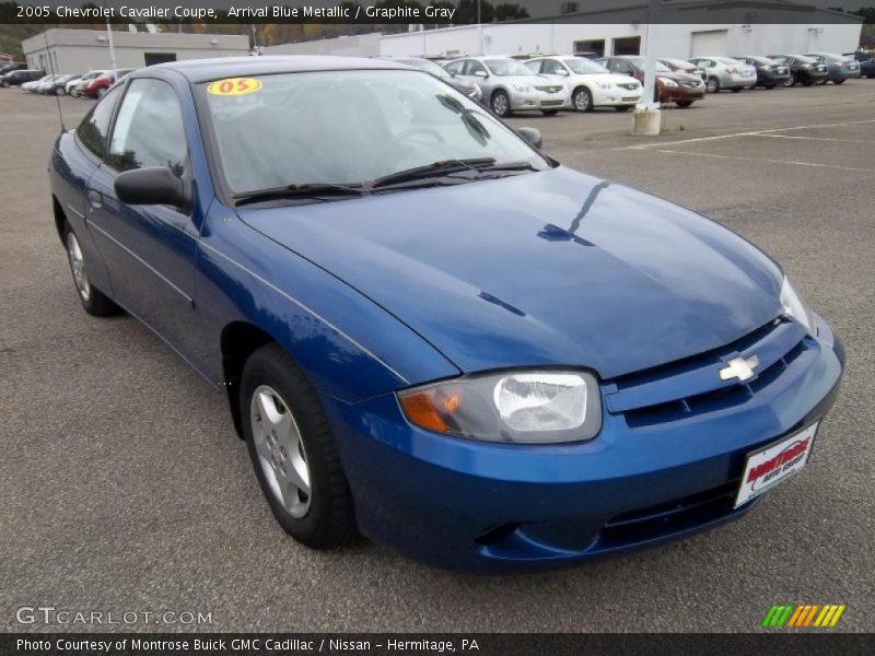 Arrival Blue Metallic / Graphite Gray 2005 Chevrolet Cavalier Coupe