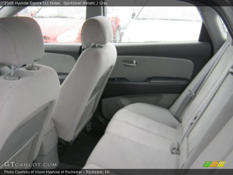 QuickSilver Metallic / Gray 2008 Hyundai Elantra GLS Sedan