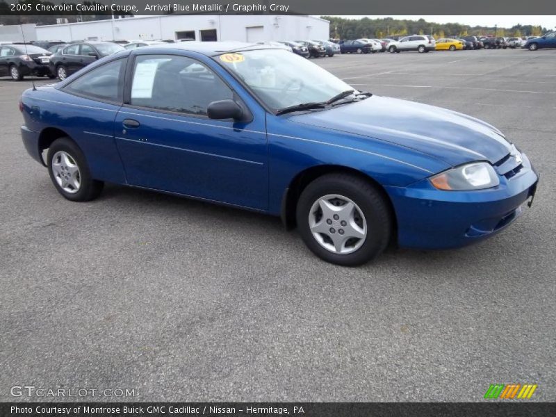Arrival Blue Metallic / Graphite Gray 2005 Chevrolet Cavalier Coupe