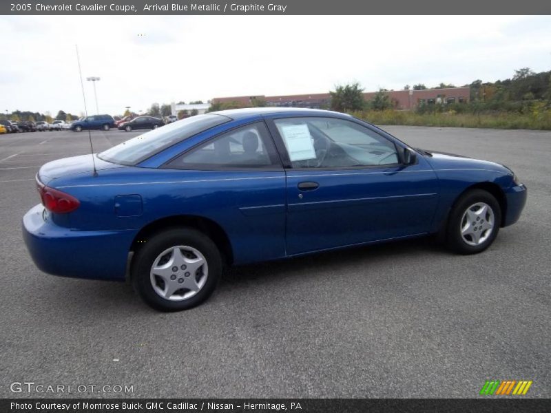 Arrival Blue Metallic / Graphite Gray 2005 Chevrolet Cavalier Coupe