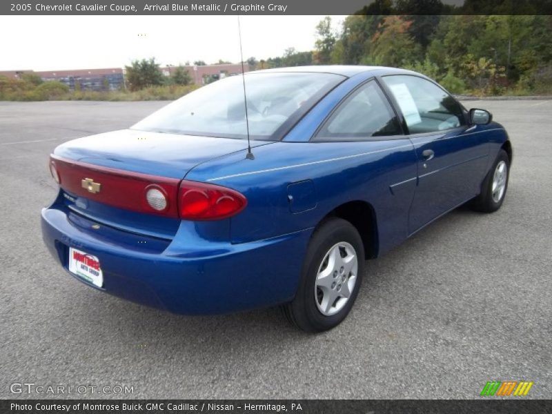 Arrival Blue Metallic / Graphite Gray 2005 Chevrolet Cavalier Coupe