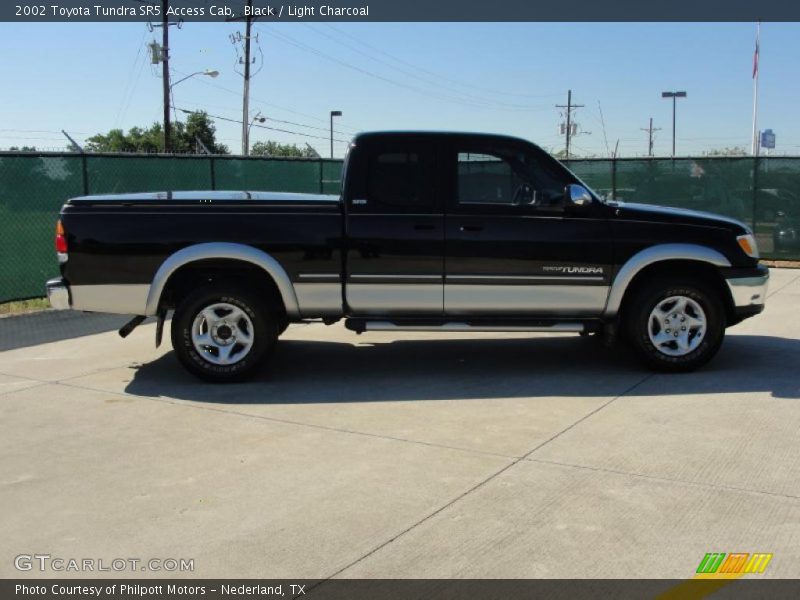 Black / Light Charcoal 2002 Toyota Tundra SR5 Access Cab