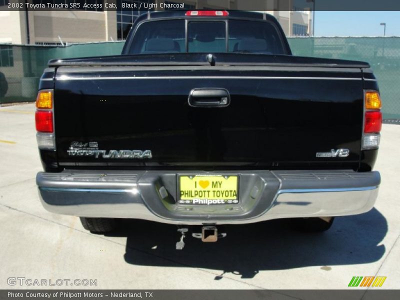 Black / Light Charcoal 2002 Toyota Tundra SR5 Access Cab