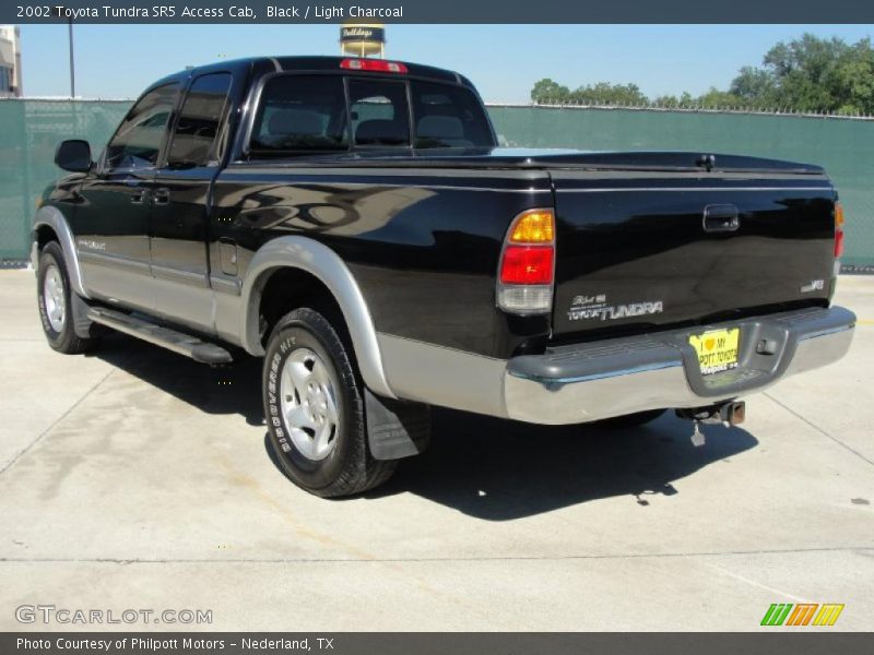 Black / Light Charcoal 2002 Toyota Tundra SR5 Access Cab