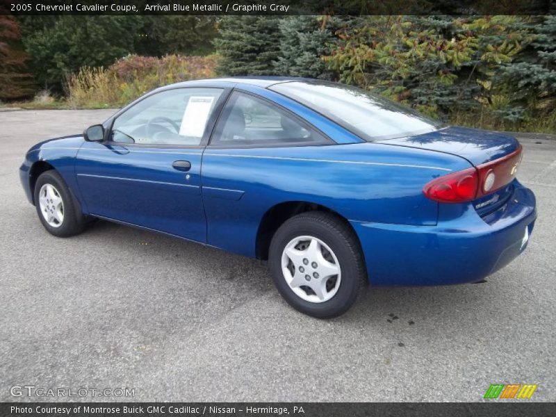 Arrival Blue Metallic / Graphite Gray 2005 Chevrolet Cavalier Coupe