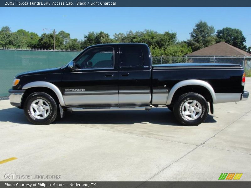 Black / Light Charcoal 2002 Toyota Tundra SR5 Access Cab
