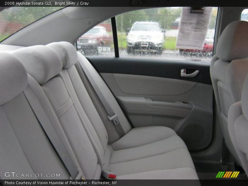 Bright Silver / Gray 2008 Hyundai Sonata GLS