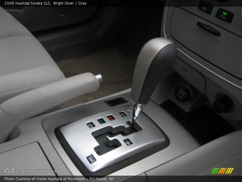 Bright Silver / Gray 2008 Hyundai Sonata GLS