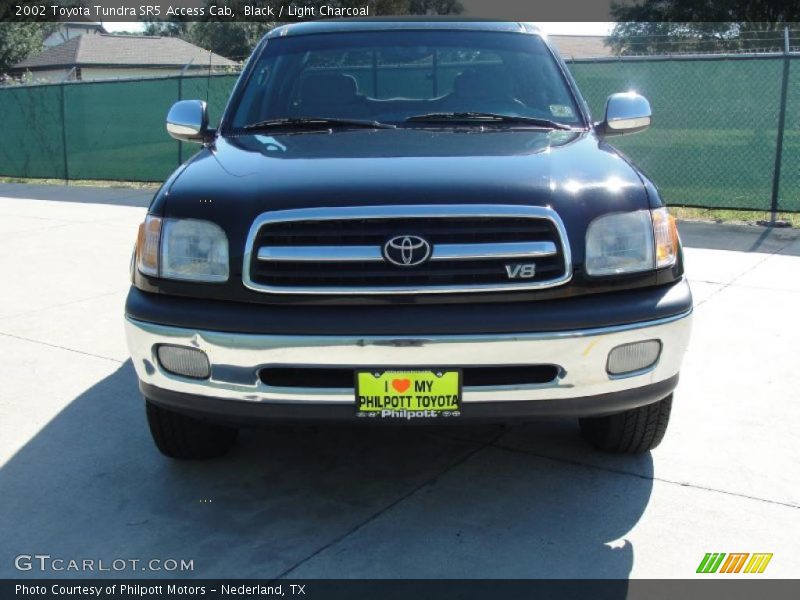 Black / Light Charcoal 2002 Toyota Tundra SR5 Access Cab