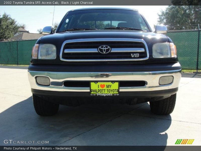 Black / Light Charcoal 2002 Toyota Tundra SR5 Access Cab