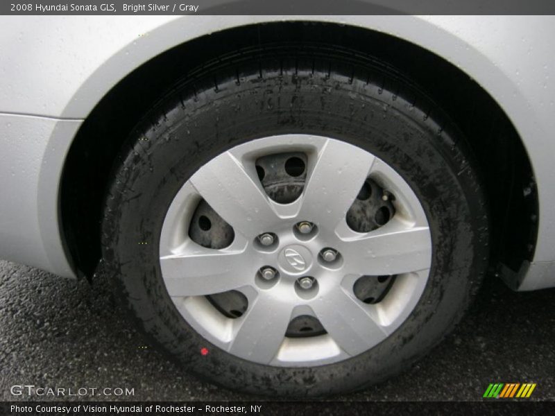 Bright Silver / Gray 2008 Hyundai Sonata GLS