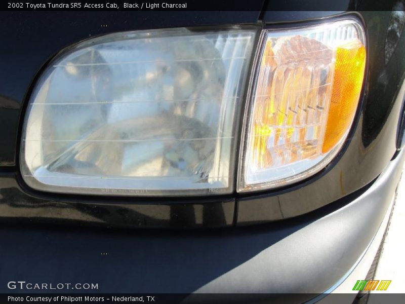 Black / Light Charcoal 2002 Toyota Tundra SR5 Access Cab