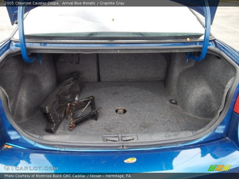 Arrival Blue Metallic / Graphite Gray 2005 Chevrolet Cavalier Coupe