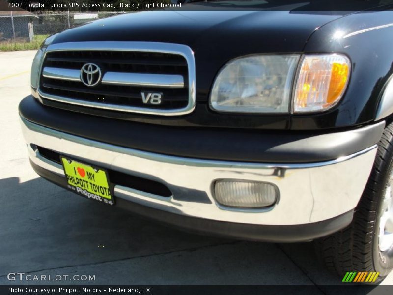 Black / Light Charcoal 2002 Toyota Tundra SR5 Access Cab