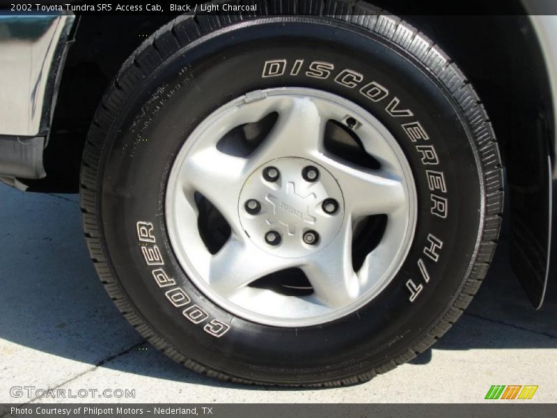 Black / Light Charcoal 2002 Toyota Tundra SR5 Access Cab
