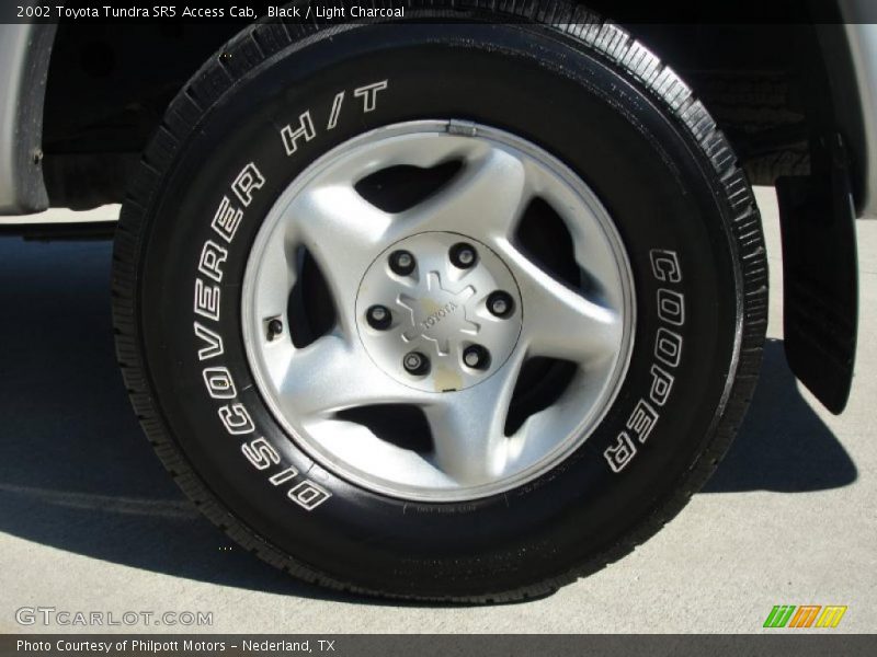 Black / Light Charcoal 2002 Toyota Tundra SR5 Access Cab