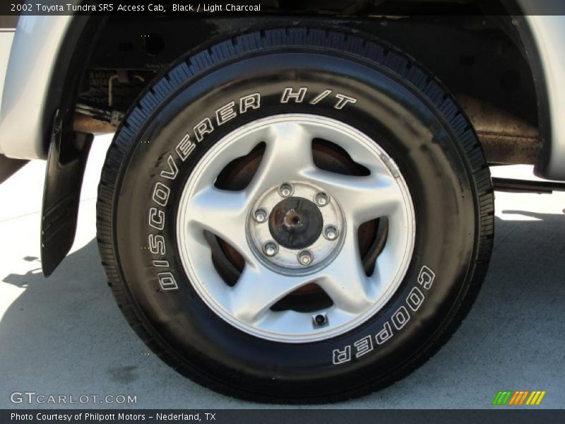 Black / Light Charcoal 2002 Toyota Tundra SR5 Access Cab