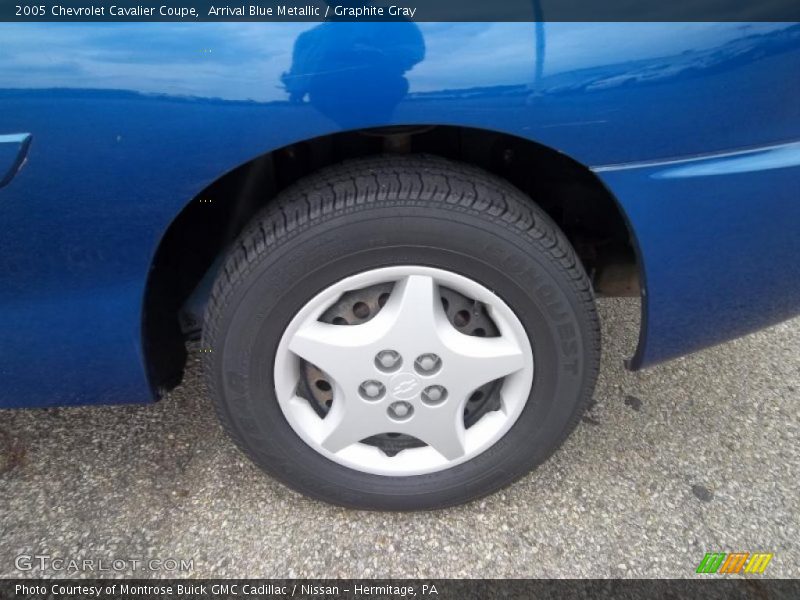 Arrival Blue Metallic / Graphite Gray 2005 Chevrolet Cavalier Coupe