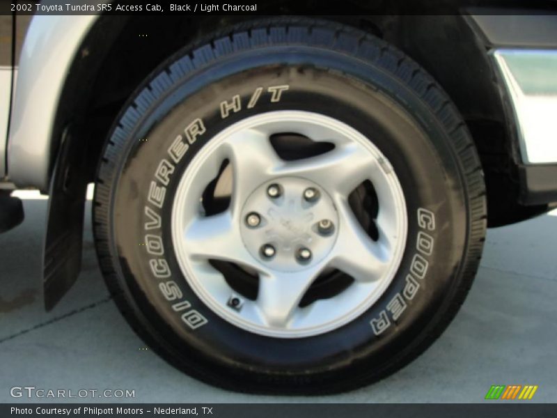 Black / Light Charcoal 2002 Toyota Tundra SR5 Access Cab