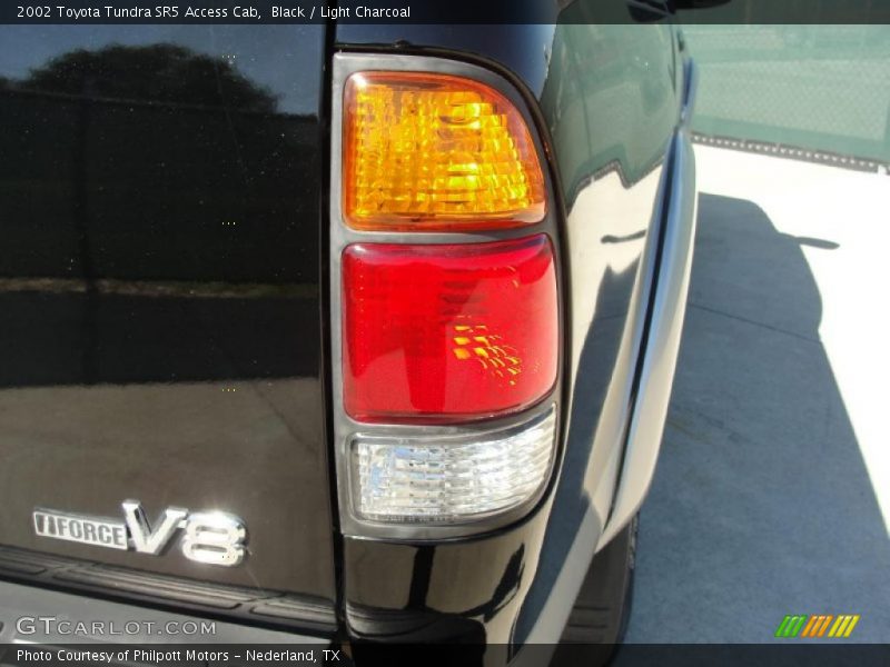 Black / Light Charcoal 2002 Toyota Tundra SR5 Access Cab