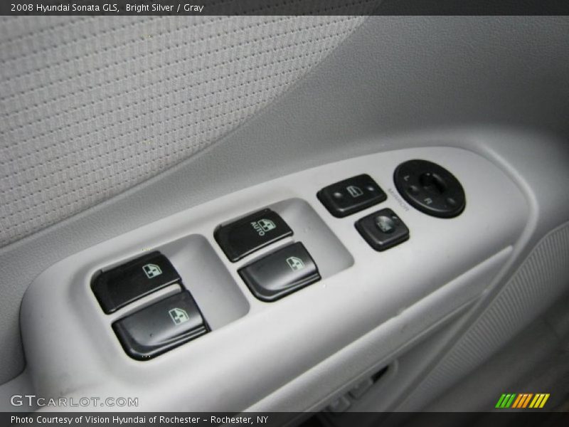 Bright Silver / Gray 2008 Hyundai Sonata GLS