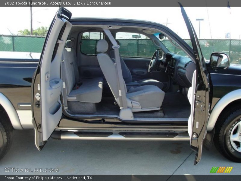 Black / Light Charcoal 2002 Toyota Tundra SR5 Access Cab