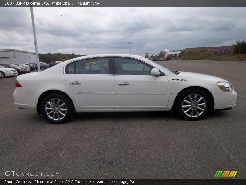 White Opal / Titanium Gray 2007 Buick Lucerne CXS