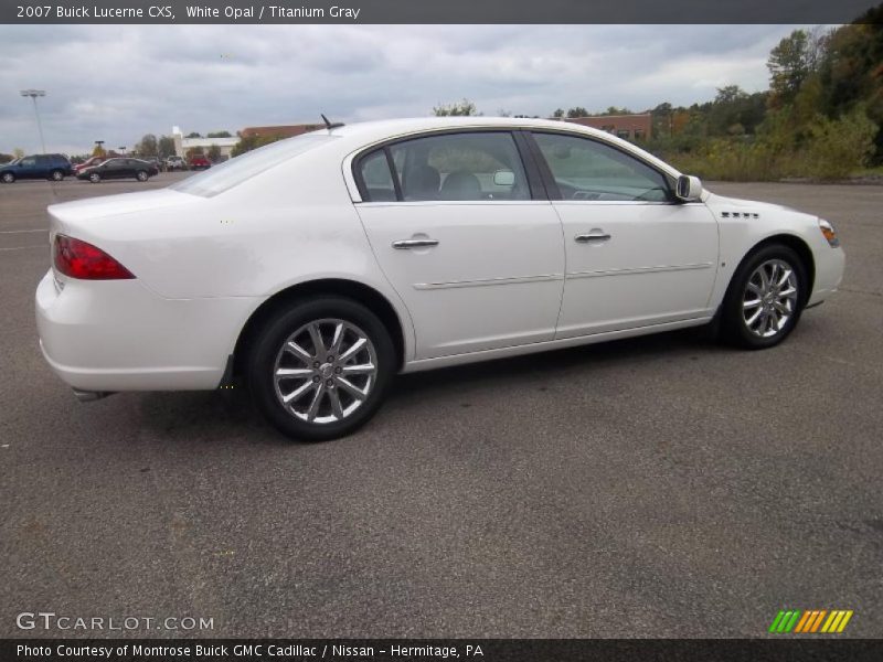 White Opal / Titanium Gray 2007 Buick Lucerne CXS