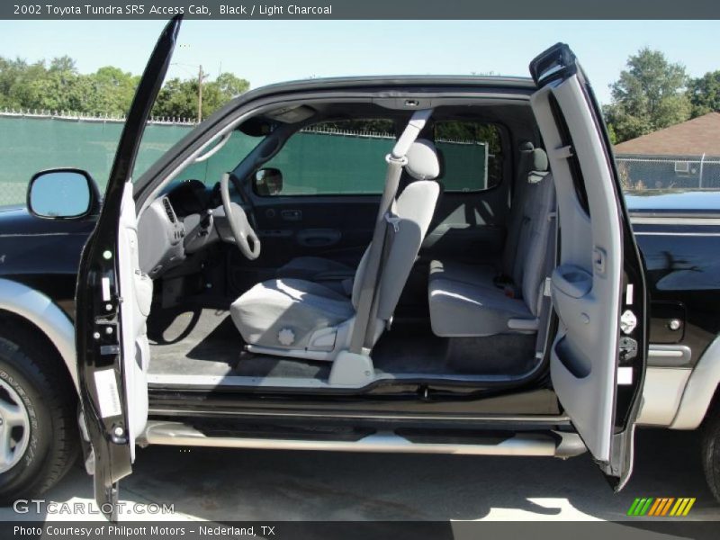 Black / Light Charcoal 2002 Toyota Tundra SR5 Access Cab