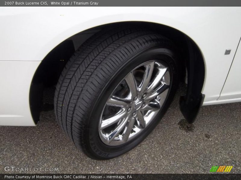 White Opal / Titanium Gray 2007 Buick Lucerne CXS