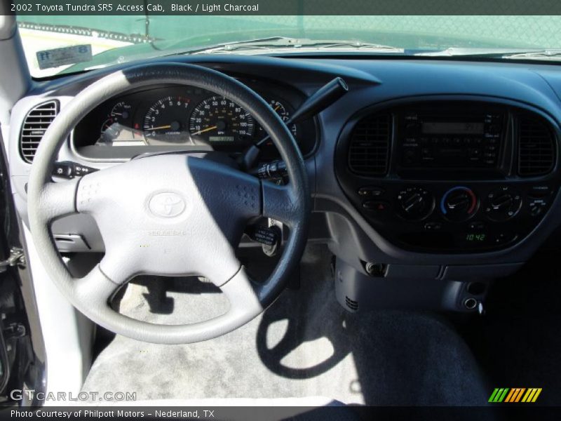 Black / Light Charcoal 2002 Toyota Tundra SR5 Access Cab