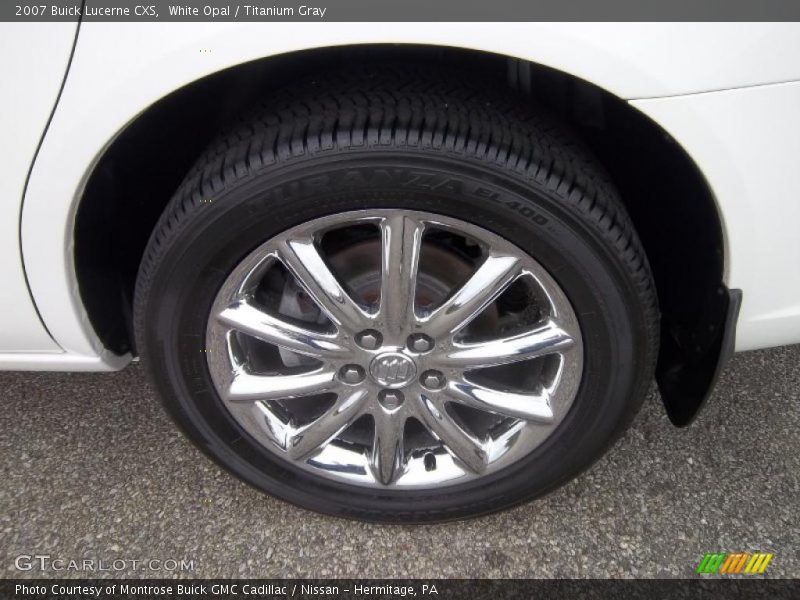 White Opal / Titanium Gray 2007 Buick Lucerne CXS