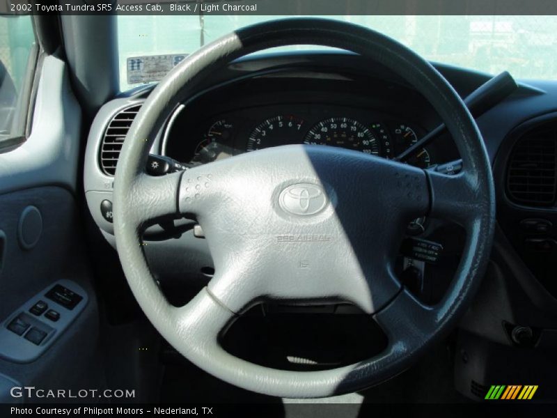 Black / Light Charcoal 2002 Toyota Tundra SR5 Access Cab
