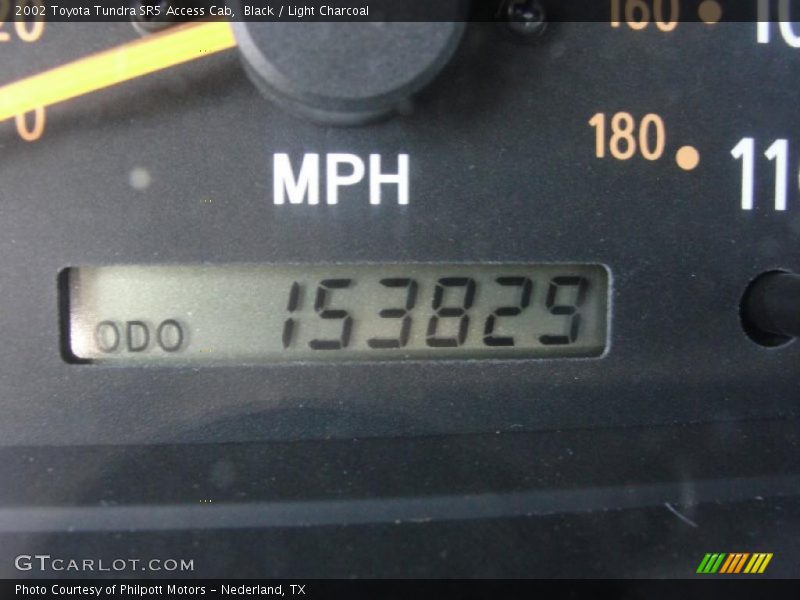 Black / Light Charcoal 2002 Toyota Tundra SR5 Access Cab