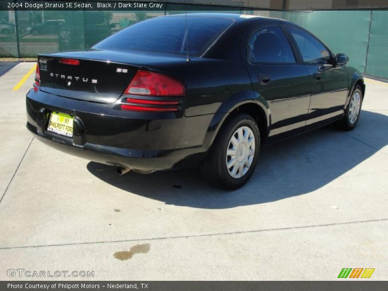 Black / Dark Slate Gray 2004 Dodge Stratus SE Sedan