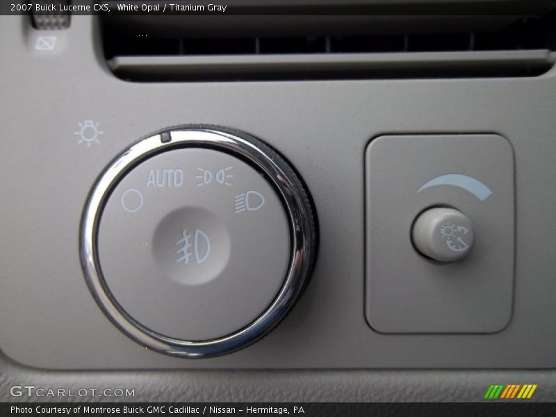 White Opal / Titanium Gray 2007 Buick Lucerne CXS