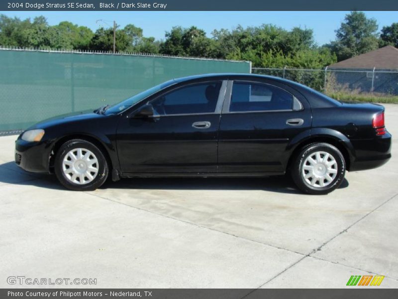 Black / Dark Slate Gray 2004 Dodge Stratus SE Sedan