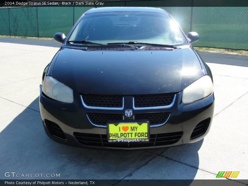 Black / Dark Slate Gray 2004 Dodge Stratus SE Sedan