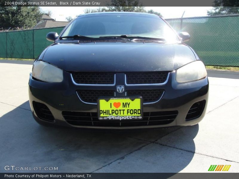 Black / Dark Slate Gray 2004 Dodge Stratus SE Sedan